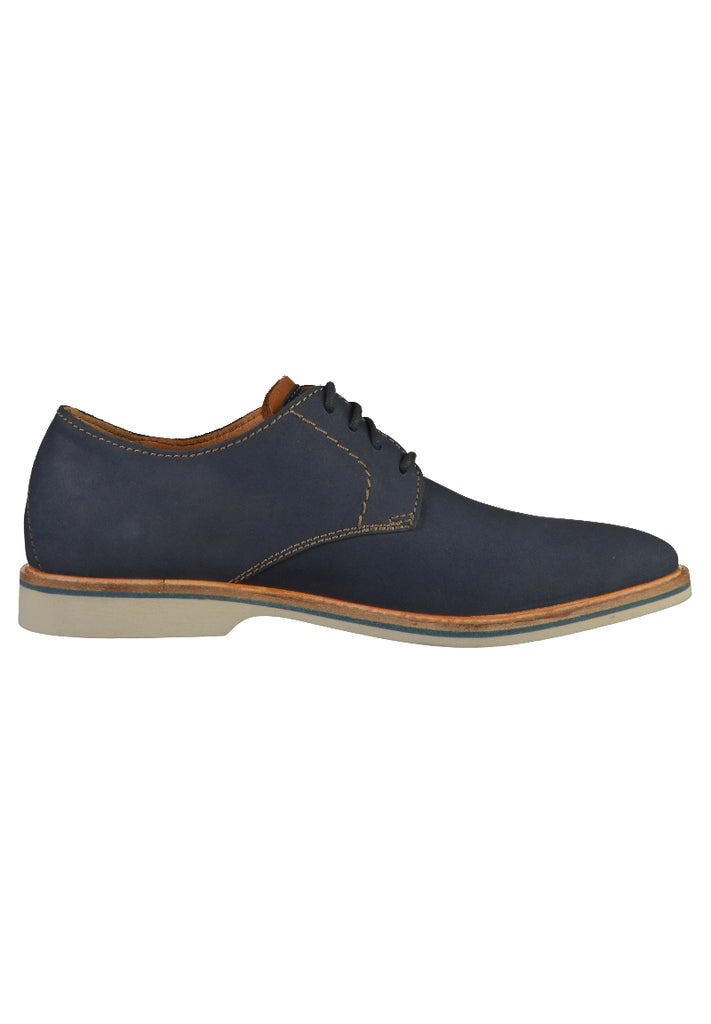 Clarks Halbschuhe Nubukleder Navy - surf4shoes