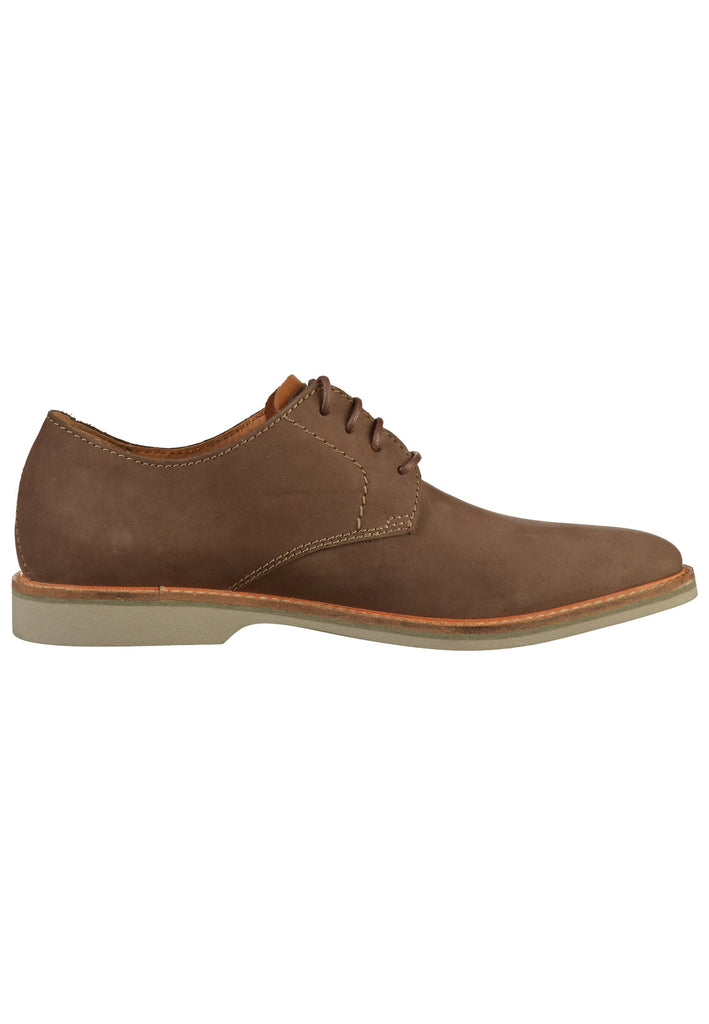 Clarks Halbschuhe Nubukleder Taupe - surf4shoes