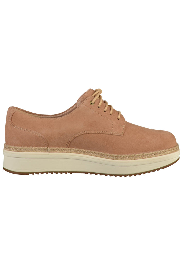 Clarks Halbschuhe Nubukleder Beige - surf4shoes
