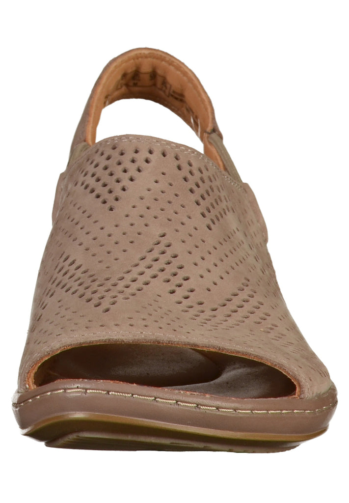 Clarks Sandalen Nubukleder Grau - surf4shoes