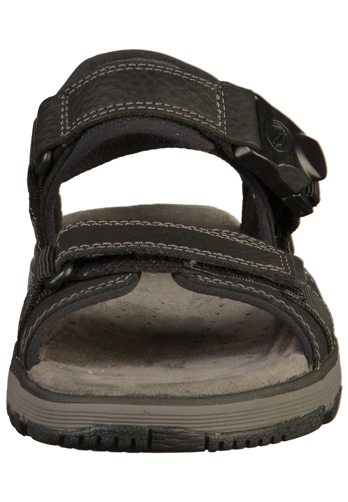 Clarks Sandalen Leder Schwarz - surf4shoes