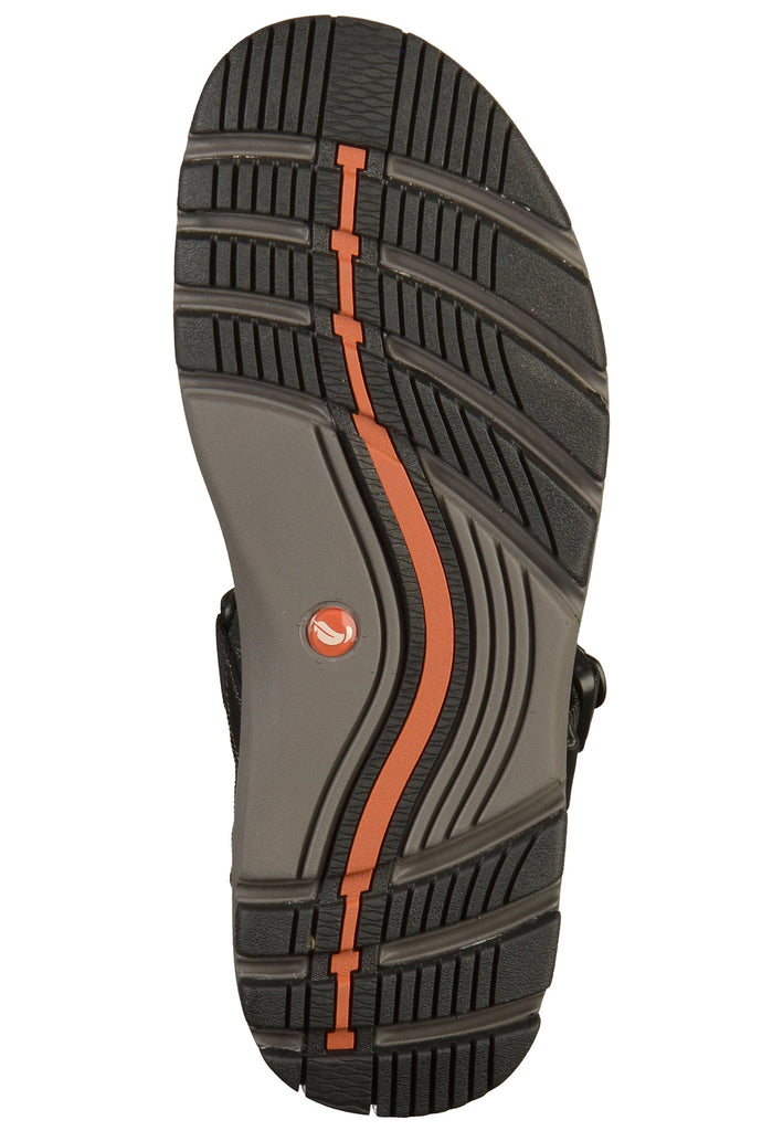 Clarks Sandalen Leder Schwarz - surf4shoes