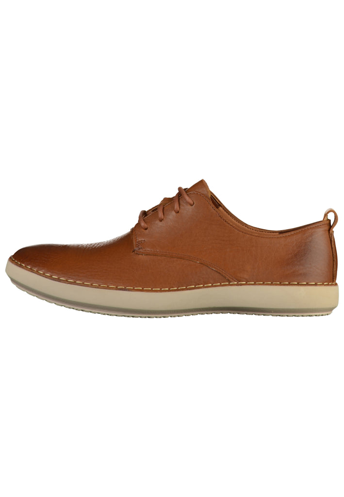 Clarks Halbschuhe Leder Tan - surf4shoes