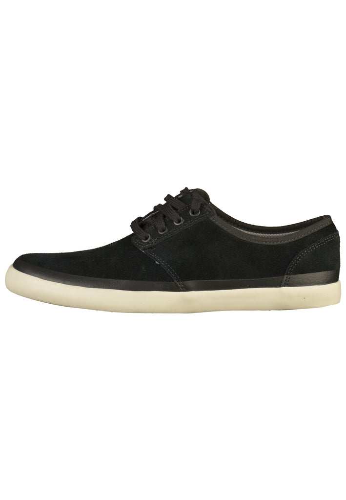 Clarks Halbschuhe Nubukleder Schwarz - surf4shoes