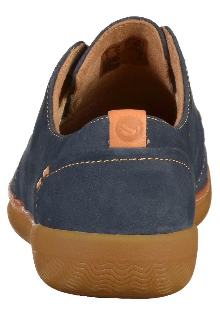 Clarks Halbschuhe Nubukleder Navy - surf4shoes