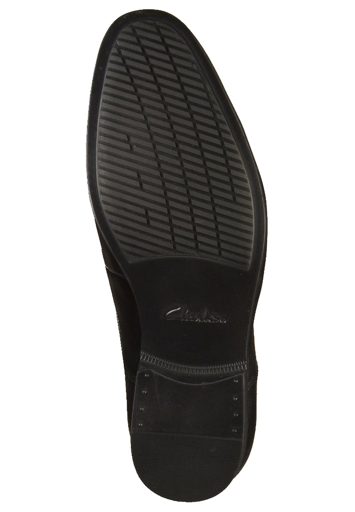 Clarks Businessschuhe Glattleder Schwarz - surf4shoes