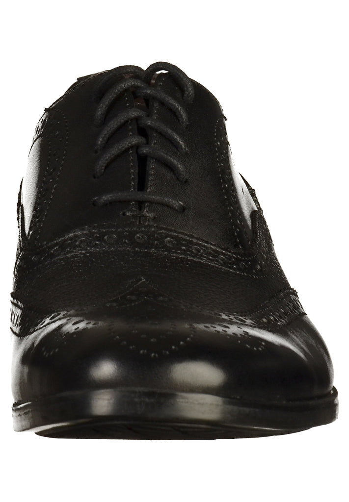 Clarks Businessschuhe Leder Schwarz - surf4shoes