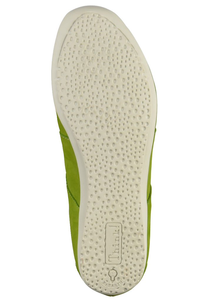 Think! Halbschuhe Nubukleder Grün - surf4shoes