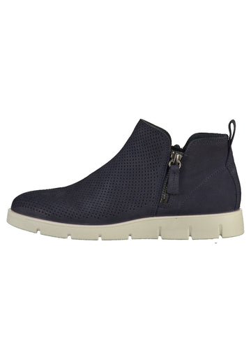 ecco Stiefelette Leder Dunkelblau - surf4shoes