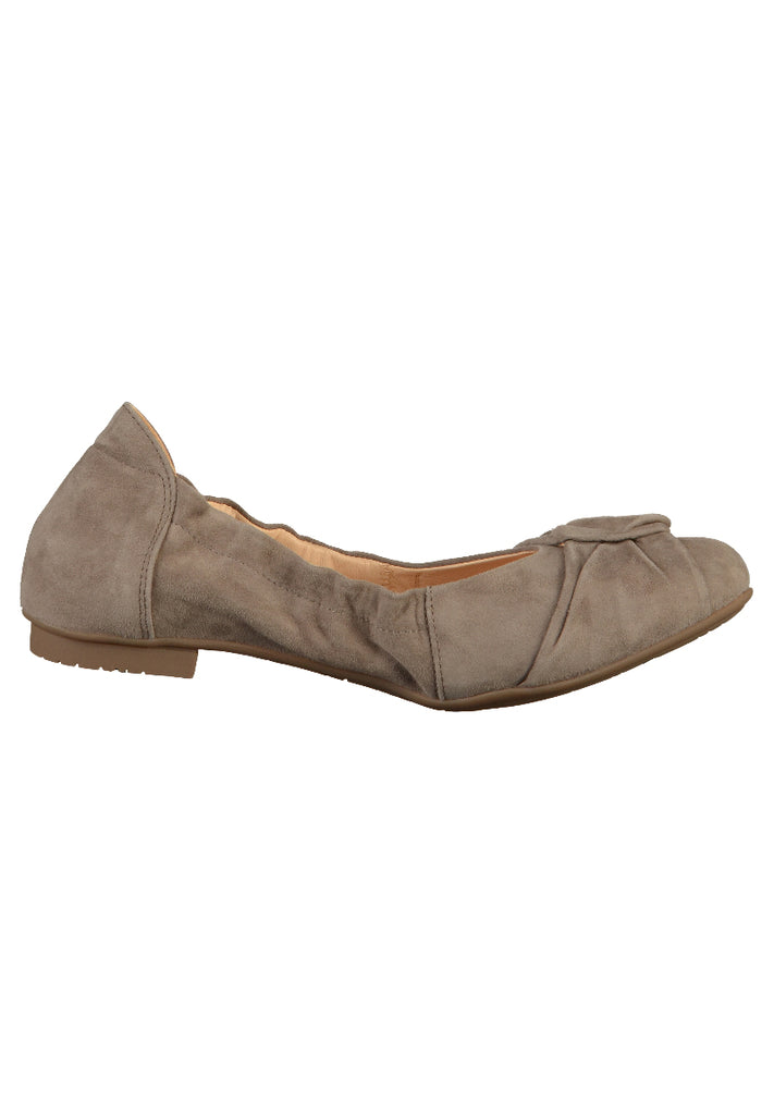 Think! Ballerinas Nubukleder Grau - surf4shoes