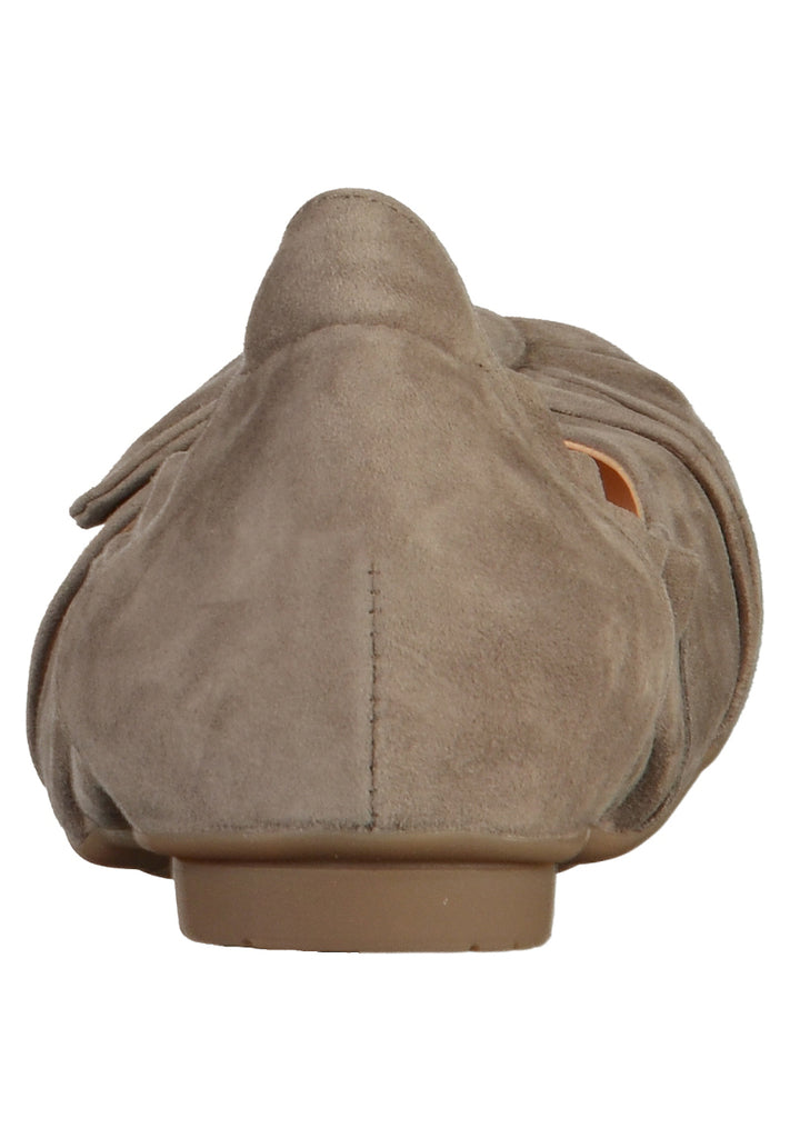 Think! Ballerinas Nubukleder Grau - surf4shoes