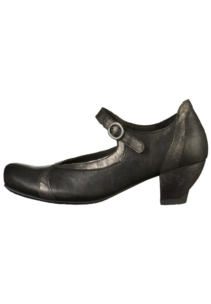 Think! Pumps Leder Schwarz - surf4shoes
