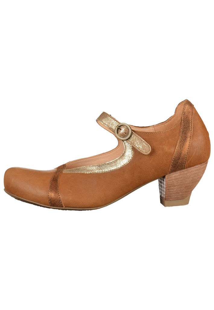 Think! Pumps Leder Braun - surf4shoes