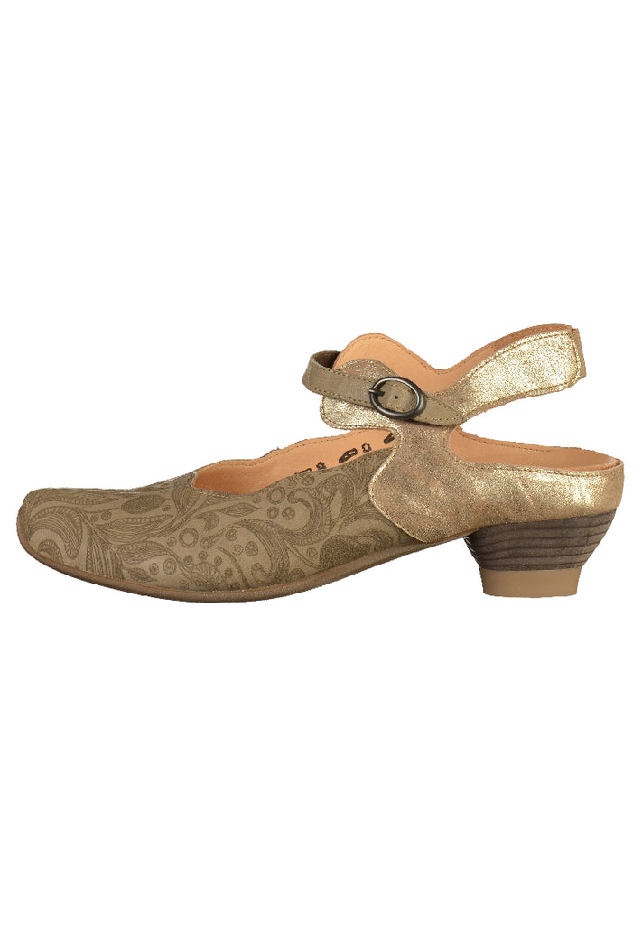 Think! Pumps Leder Beige - surf4shoes