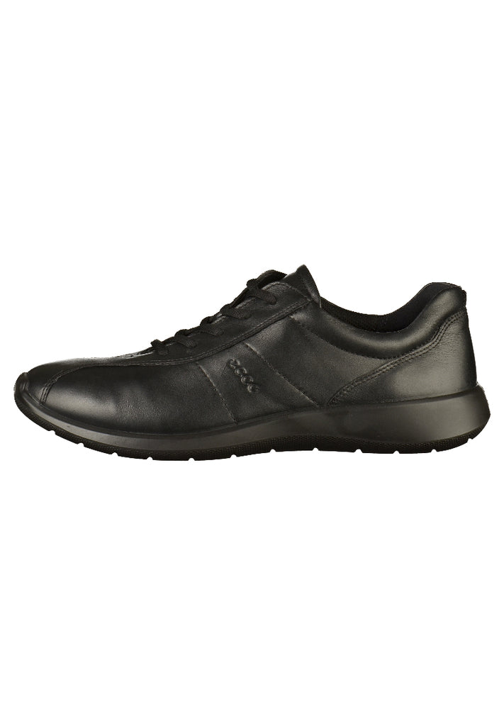 ecco Sneaker Leder Schwarz - surf4shoes