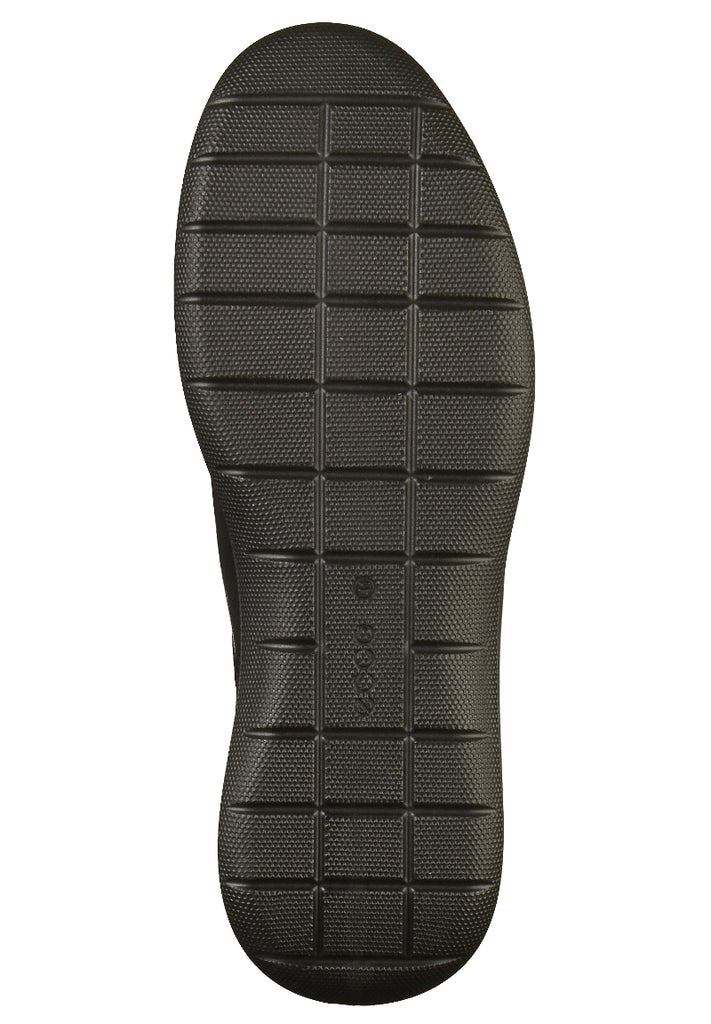 ecco Sneaker Leder Schwarz - surf4shoes