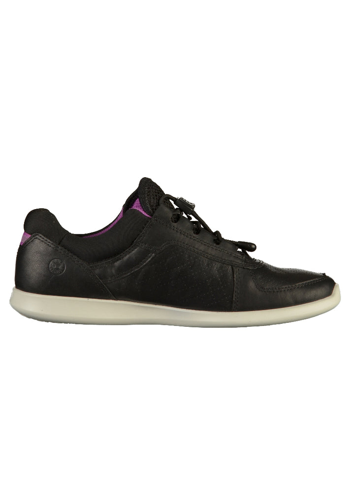 ecco Sneaker Leder/Textil Schwarz - surf4shoes