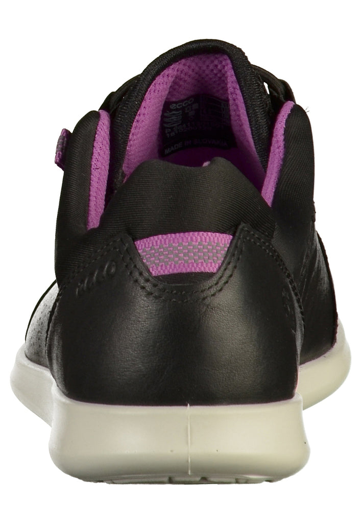 ecco Sneaker Leder/Textil Schwarz - surf4shoes