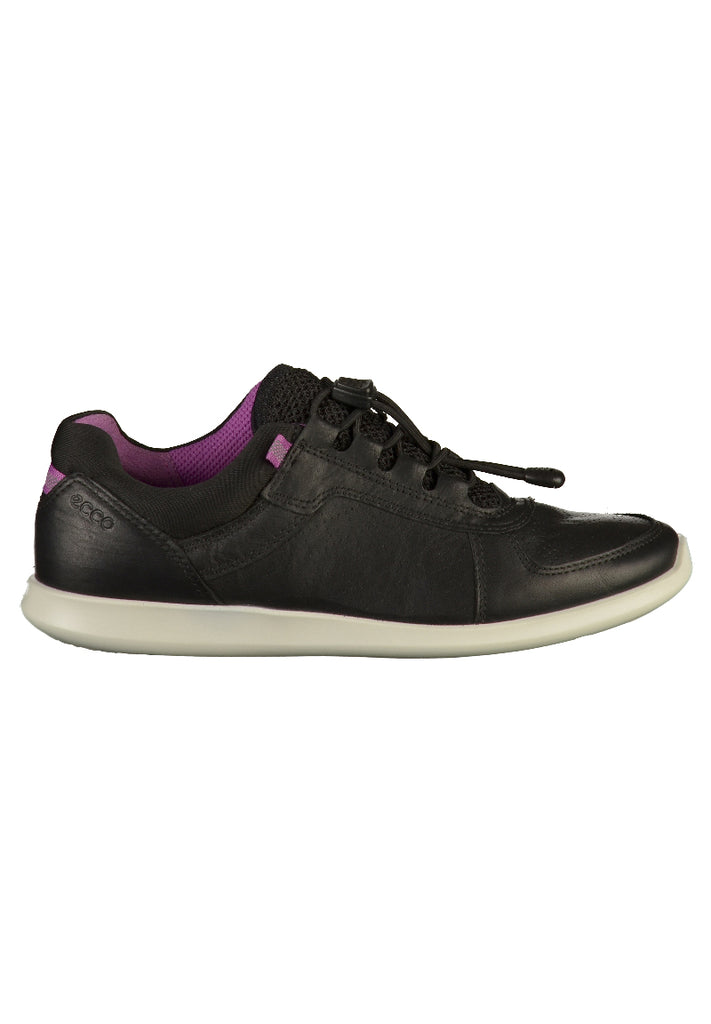 ecco Sneaker Leder/Textil Schwarz - surf4shoes