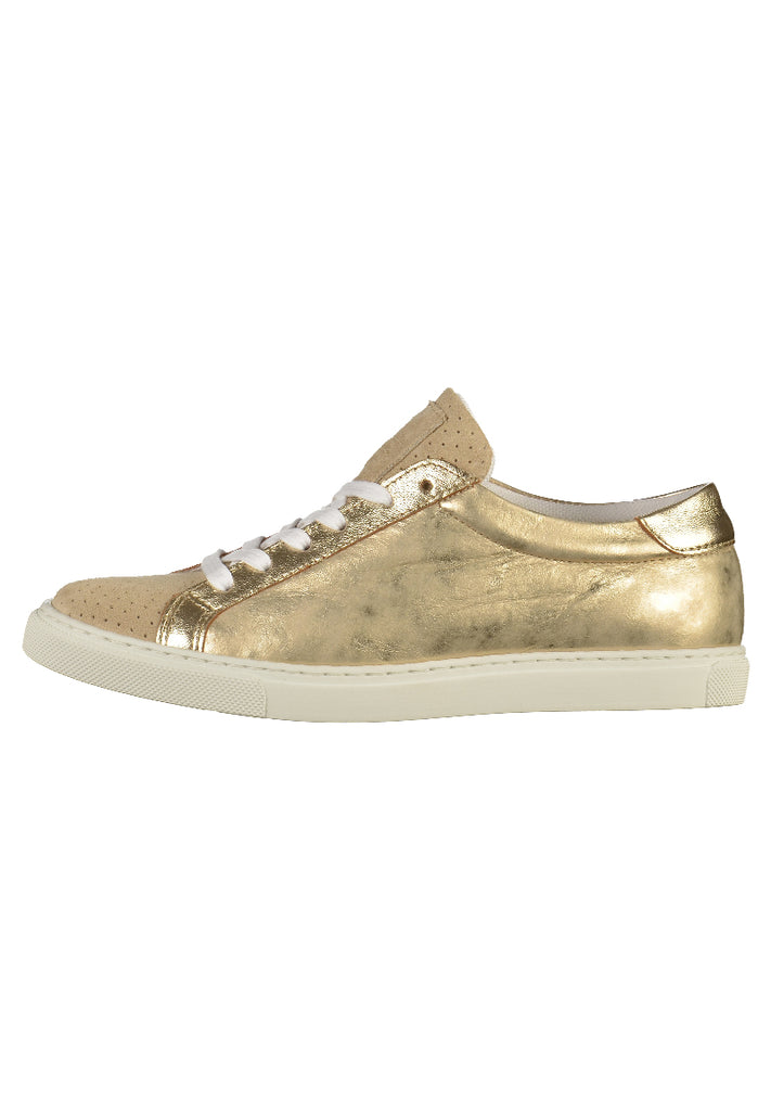 Mustang Sneaker Leder Gold - surf4shoes