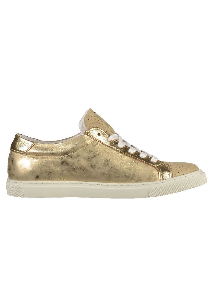 Mustang Sneaker Leder Gold - surf4shoes