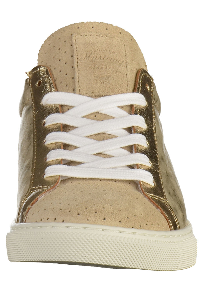 Mustang Sneaker Leder Gold - surf4shoes