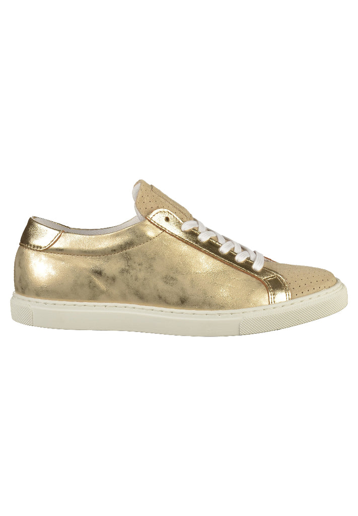 Mustang Sneaker Leder Gold - surf4shoes