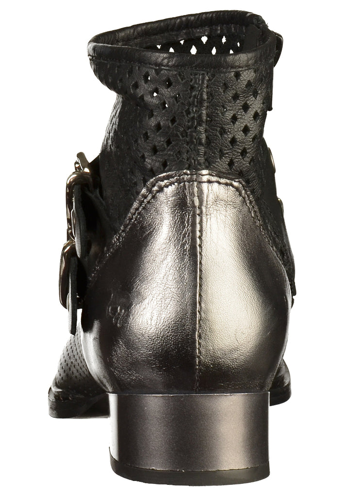 Mustang Stiefelette Leder Schwarz - surf4shoes