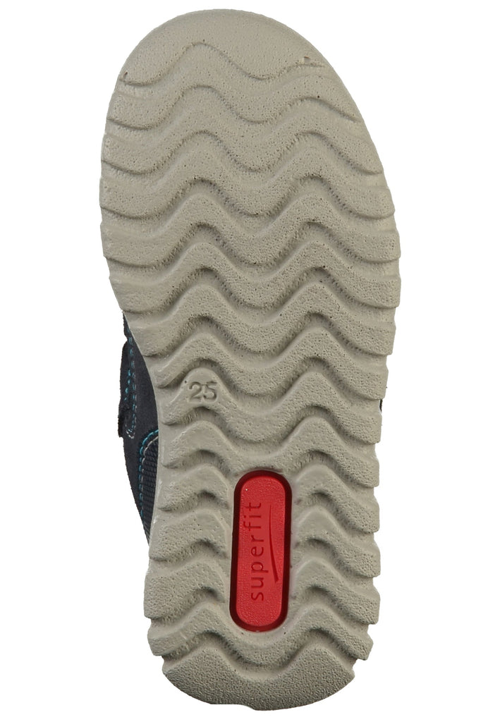 Superfit Halbschuhe Veloursleder/Textil Blau - surf4shoes