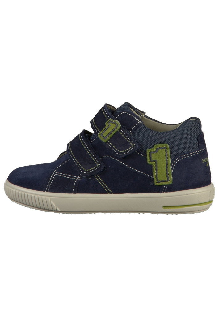 Superfit Halbschuhe Veloursleder/Textil Blau/Grün - surf4shoes