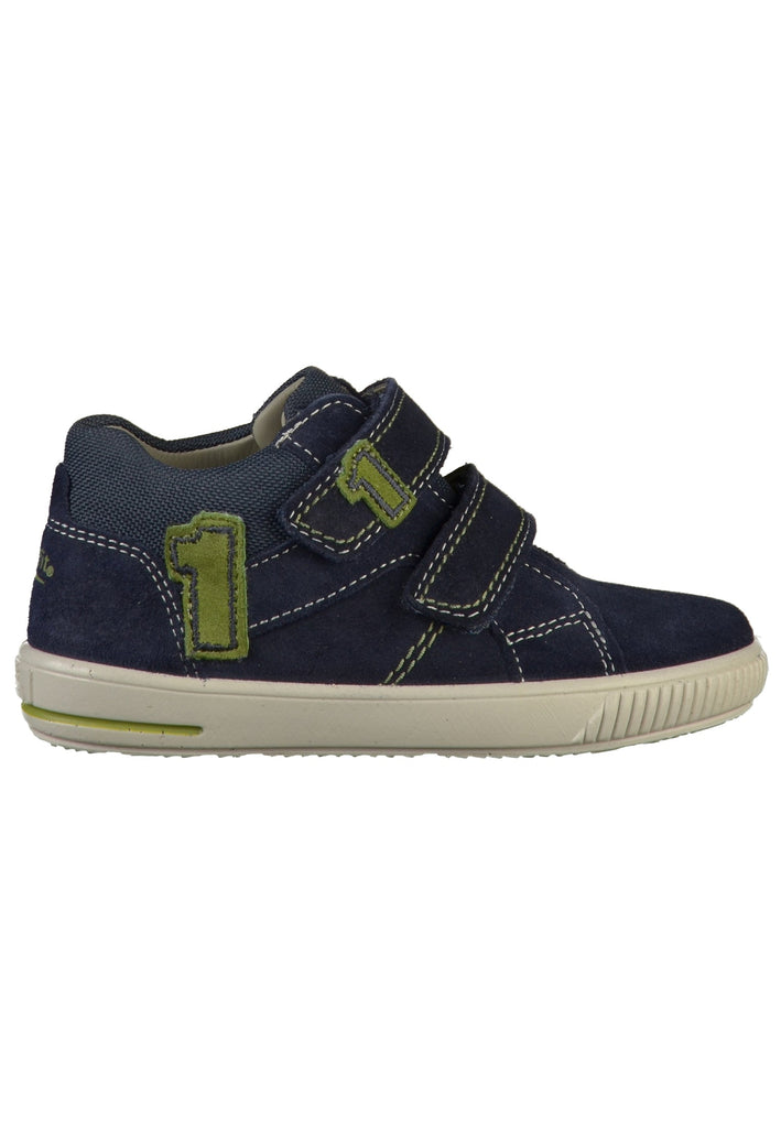 Superfit Halbschuhe Veloursleder/Textil Blau/Grün - surf4shoes