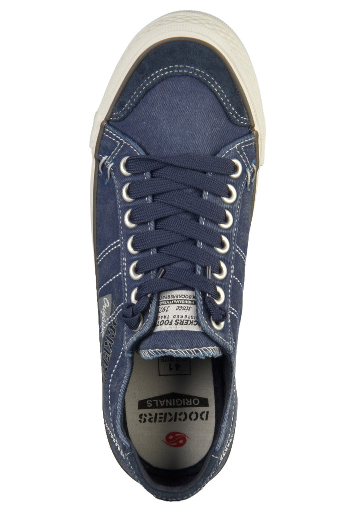 Dockers Sneaker Canvas Navy - surf4shoes