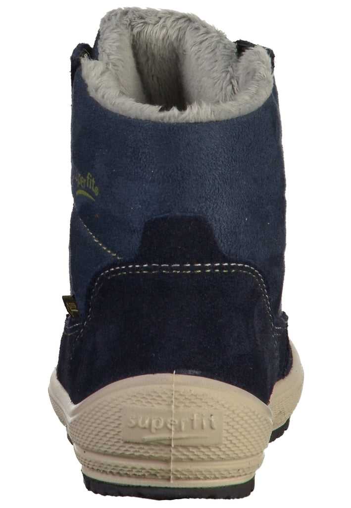 Superfit Stiefelette Leder/Textil Blau - surf4shoes
