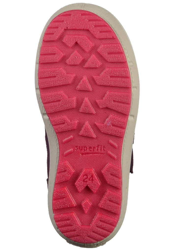 Superfit Stiefelette Leder/Textil Lila - surf4shoes