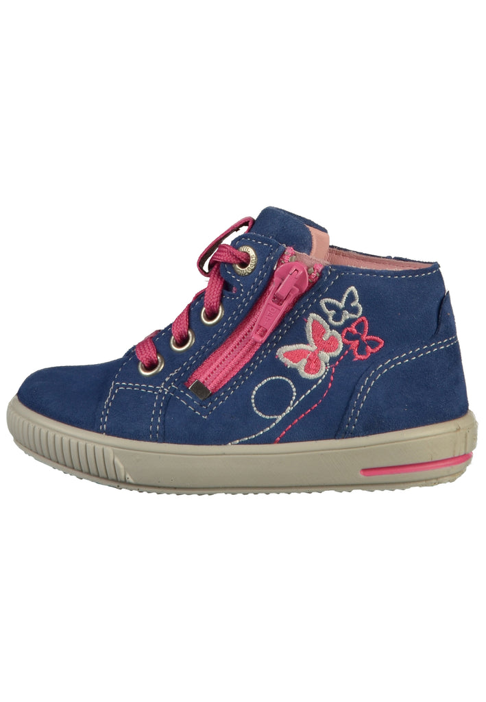 Superfit Halbschuhe Veloursleder Blau - surf4shoes