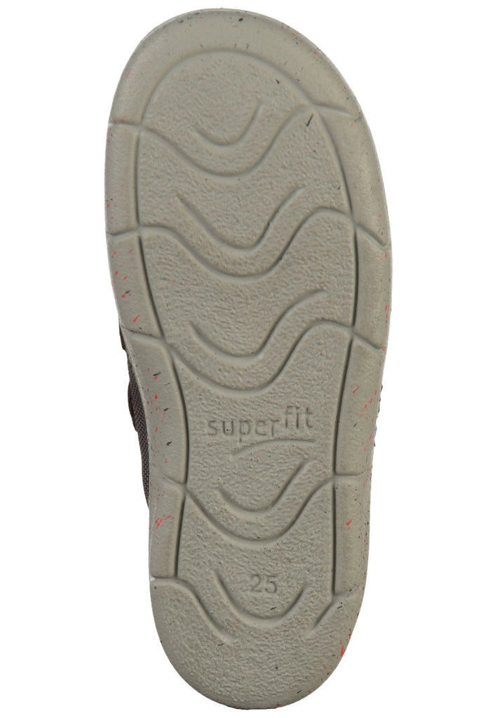 Superfit Halbschuhe Leder/Textil Grau/Orange - surf4shoes