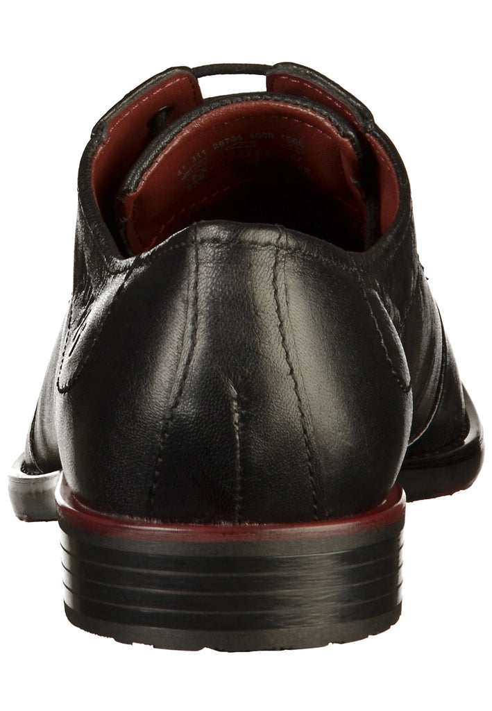 Bugatti Businessschuhe Glattleder Schwarz - surf4shoes