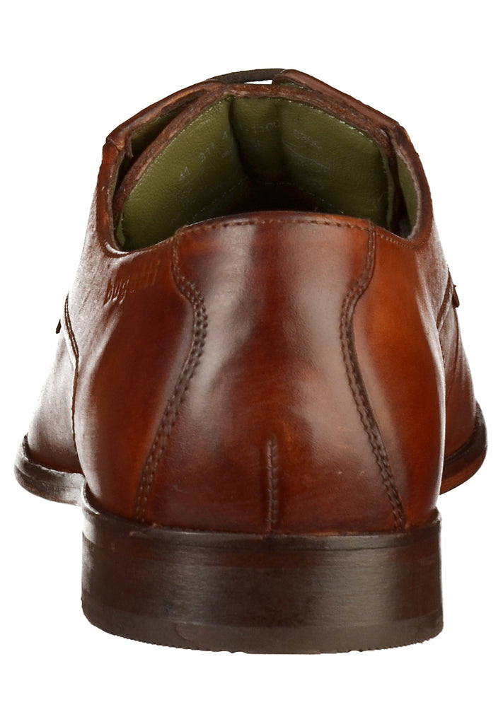 Bugatti Businessschuhe Glattleder Cognac - surf4shoes
