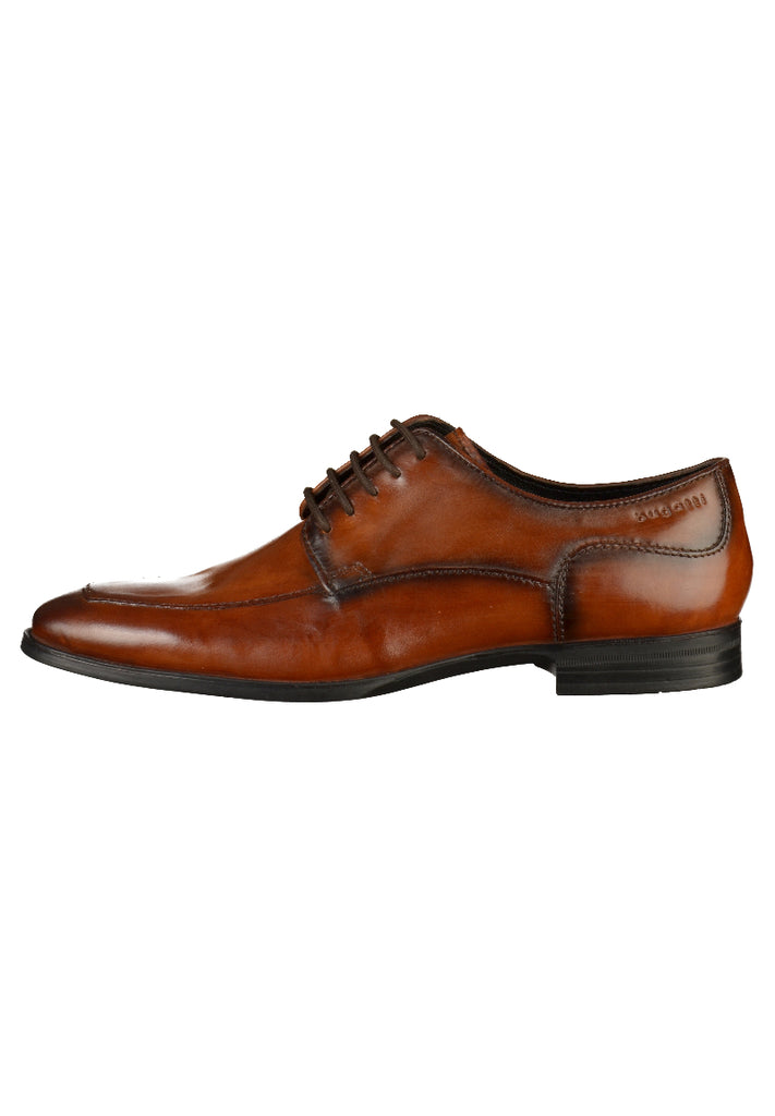 Bugatti Businessschuhe Glattleder Cognac - surf4shoes