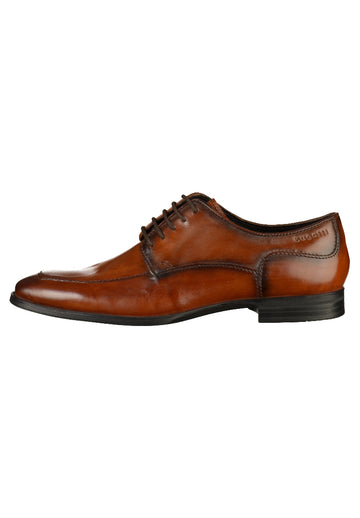 Bugatti Businessschuhe Glattleder Cognac - surf4shoes