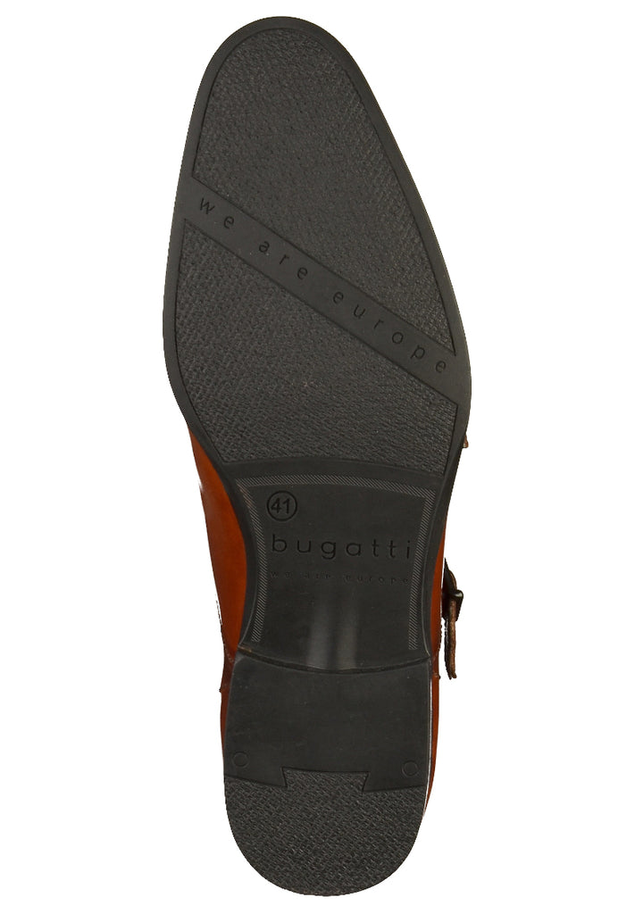 Bugatti Businessschuhe Glattleder Cognac - surf4shoes