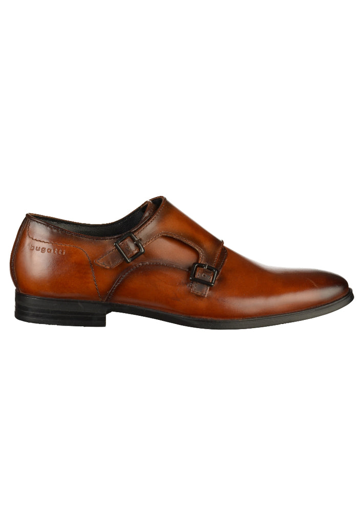 Bugatti Businessschuhe Glattleder Cognac - surf4shoes
