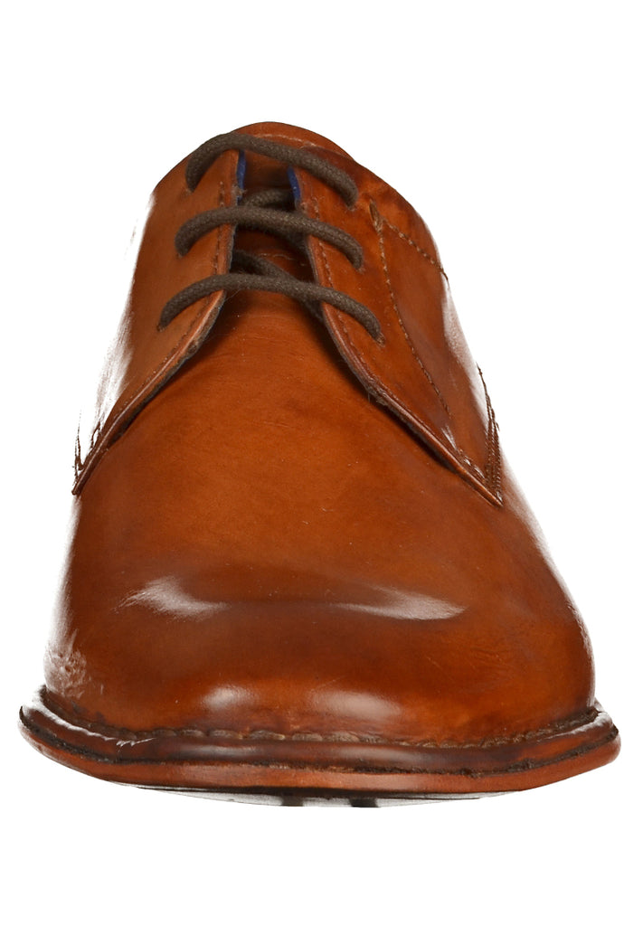 Bugatti Businessschuhe Glattleder Cognac - surf4shoes