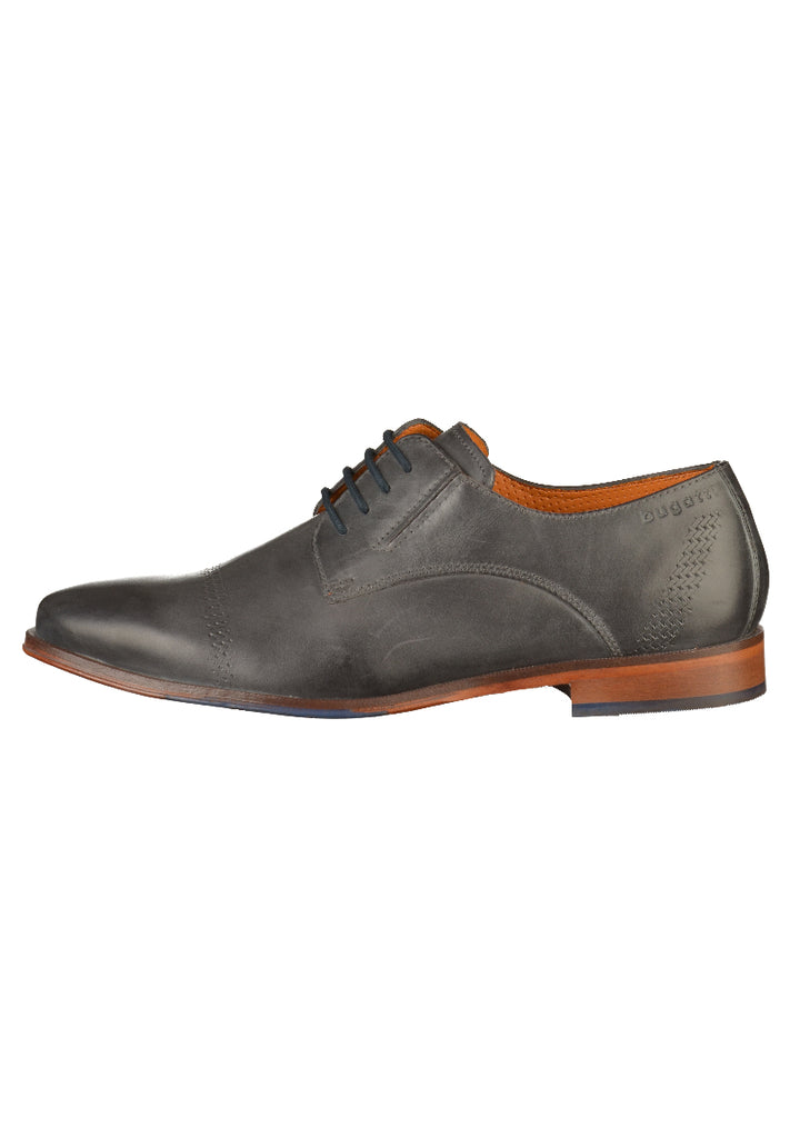 Bugatti Businessschuhe Glattleder Grau - surf4shoes