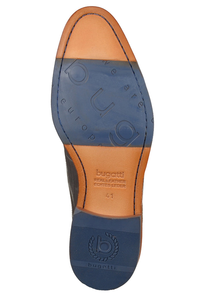 Bugatti Businessschuhe Glattleder Grau - surf4shoes