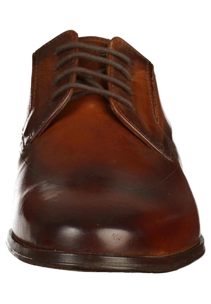 Bugatti Businessschuhe Glattleder Cognac - surf4shoes
