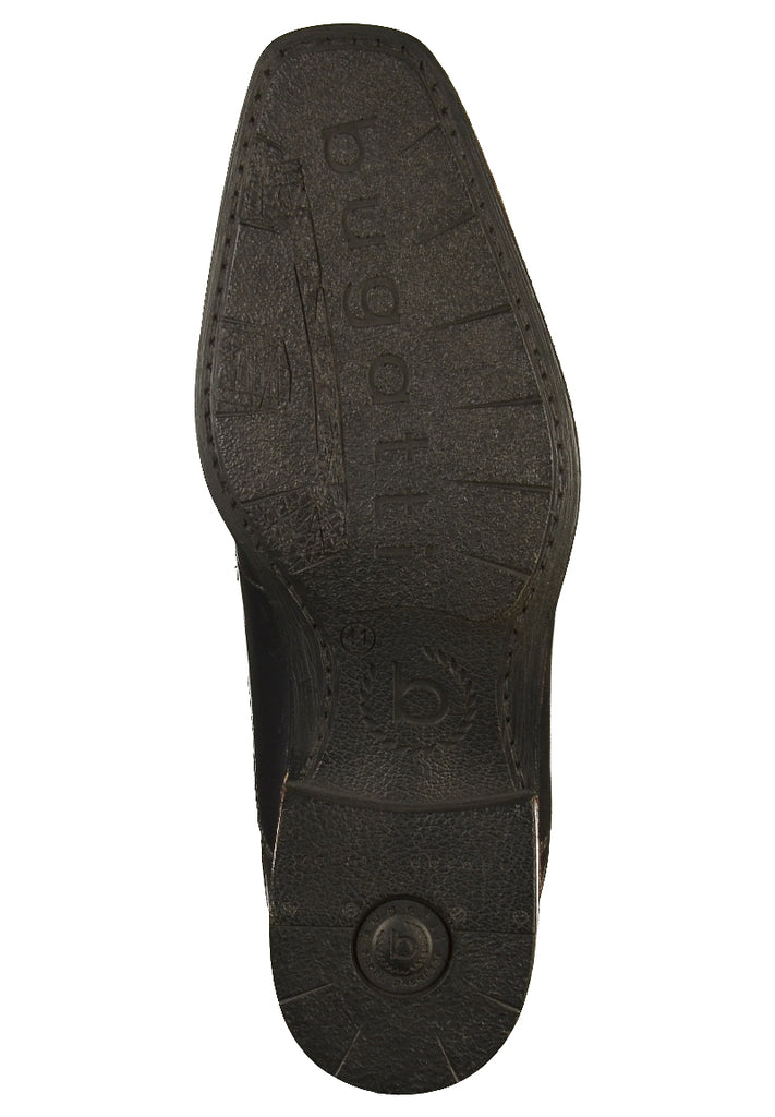 Bugatti Businessschuhe Glattleder Schwarz - surf4shoes