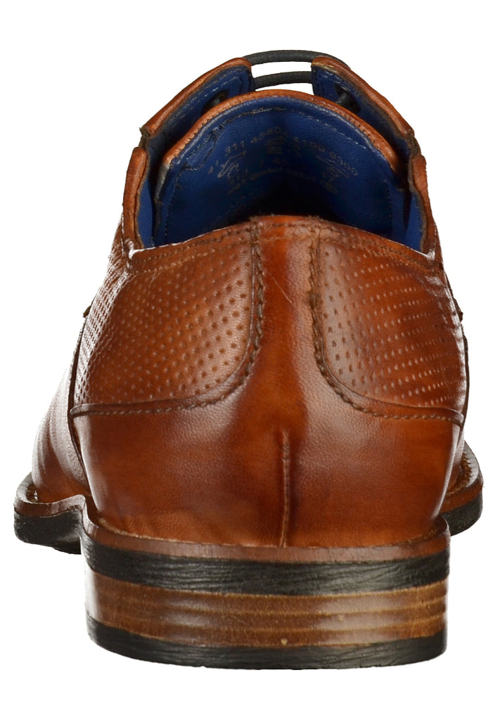 Bugatti Businessschuhe Glattleder Cognac - surf4shoes