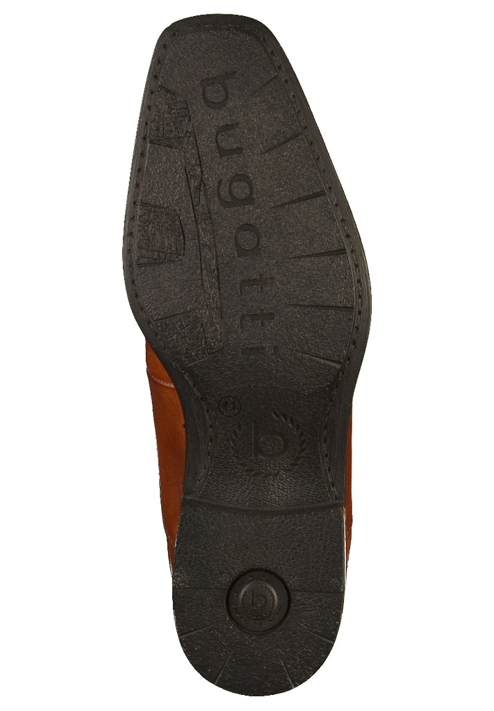 Bugatti Businessschuhe Glattleder Cognac - surf4shoes