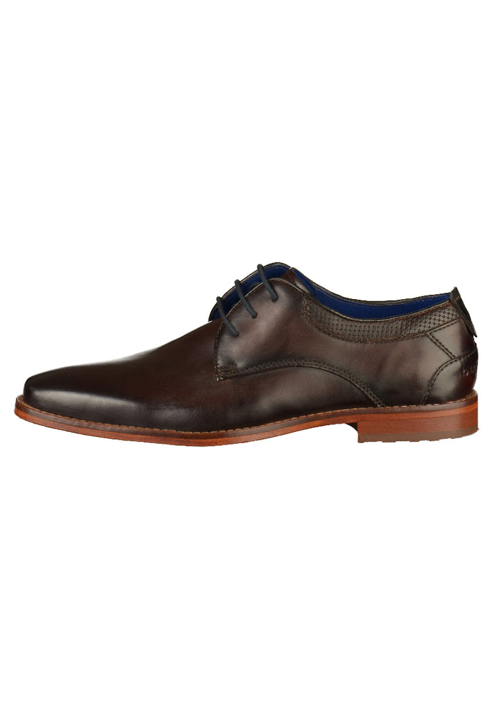 Bugatti Businessschuhe Glattleder Dunkelbraun - surf4shoes